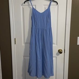 LAST CHANCE — Old Navy Linen Striped Dress